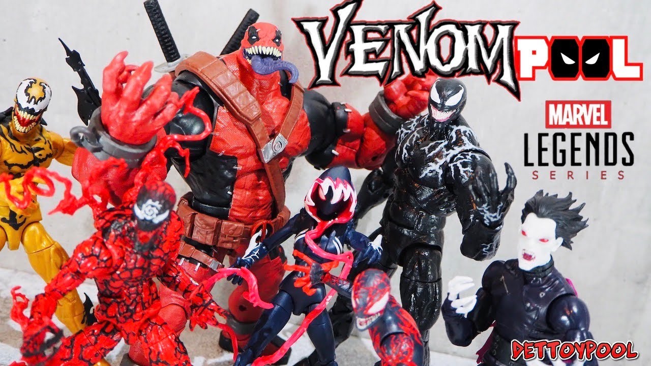 Hasbro Marvel Legends Venompool Wave Venom, Carnage, Morbius