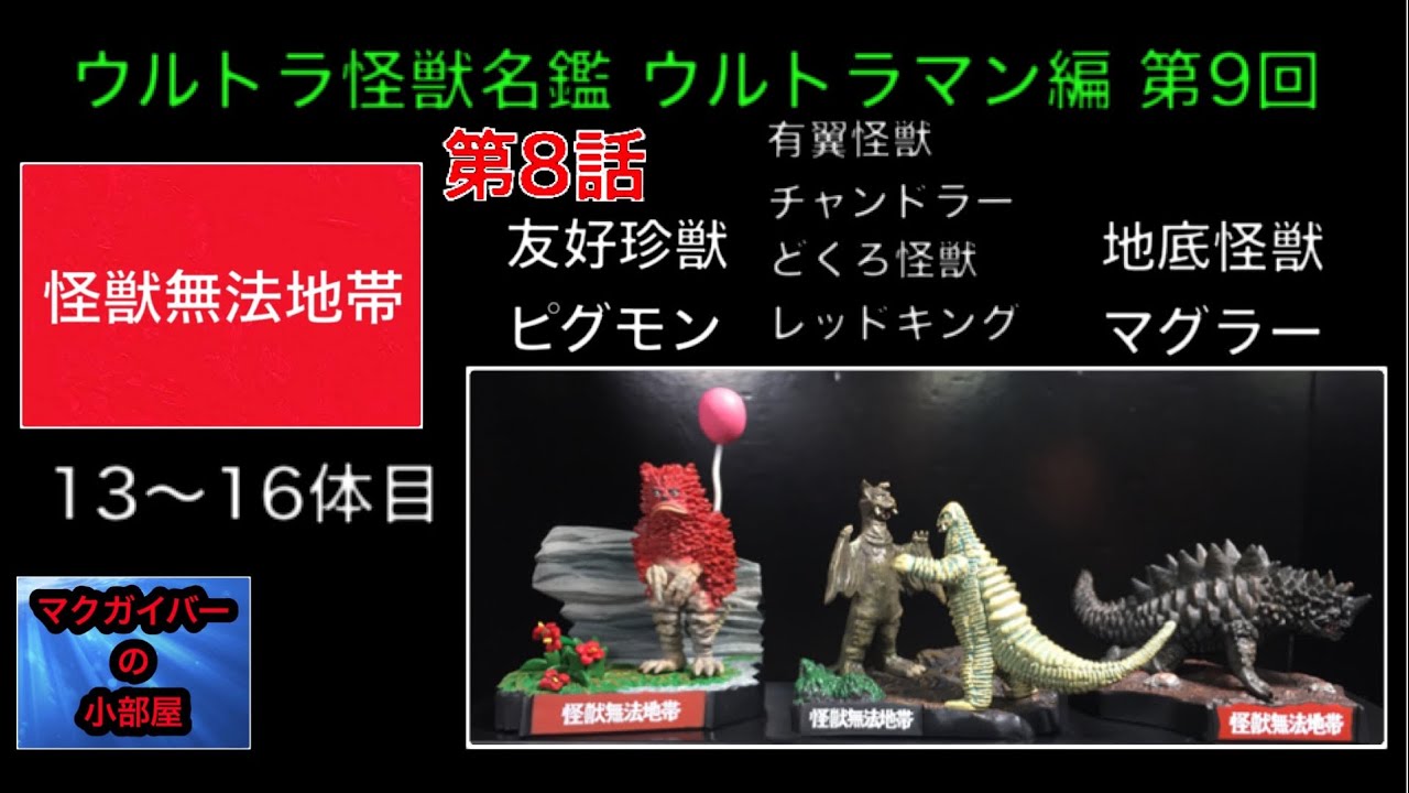 ウルトラ怪獣名鑑 ウルトラマン編（Ultraman）第9回 第8話「怪獣無法
