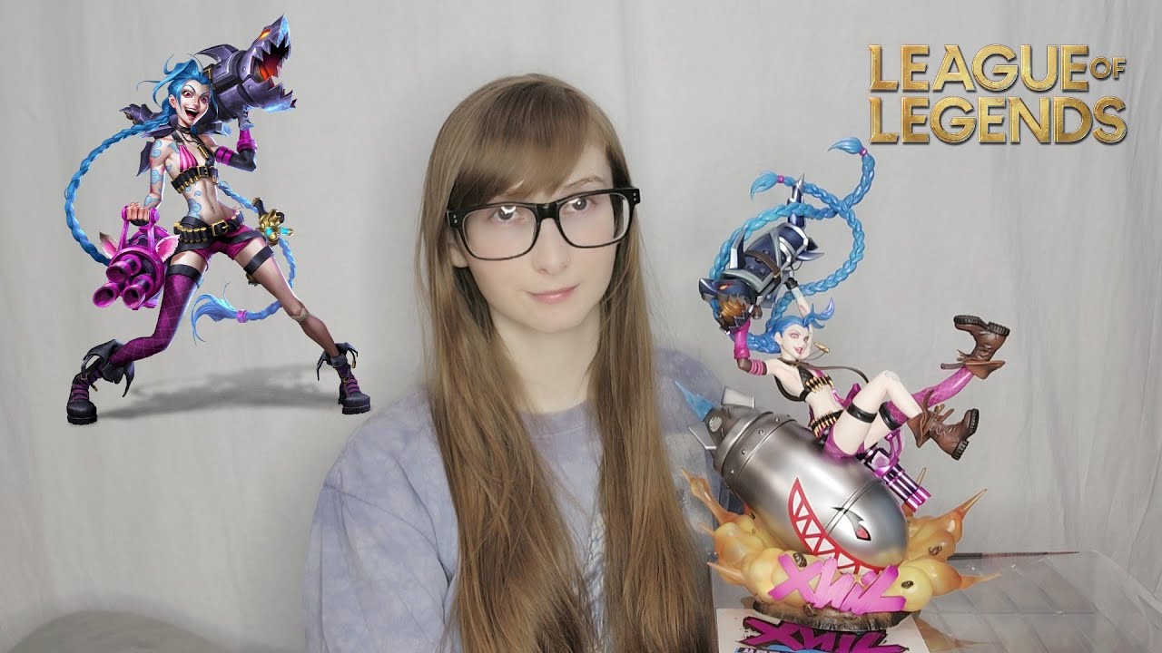 League of Legends Jinx 1/7 Scale Figure by Myethos Unboxing - YouTube