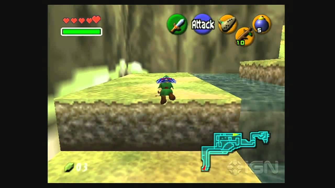 Cucco Gliding To Zora's Domain - Zelda: Ocarina of Time - Zora's