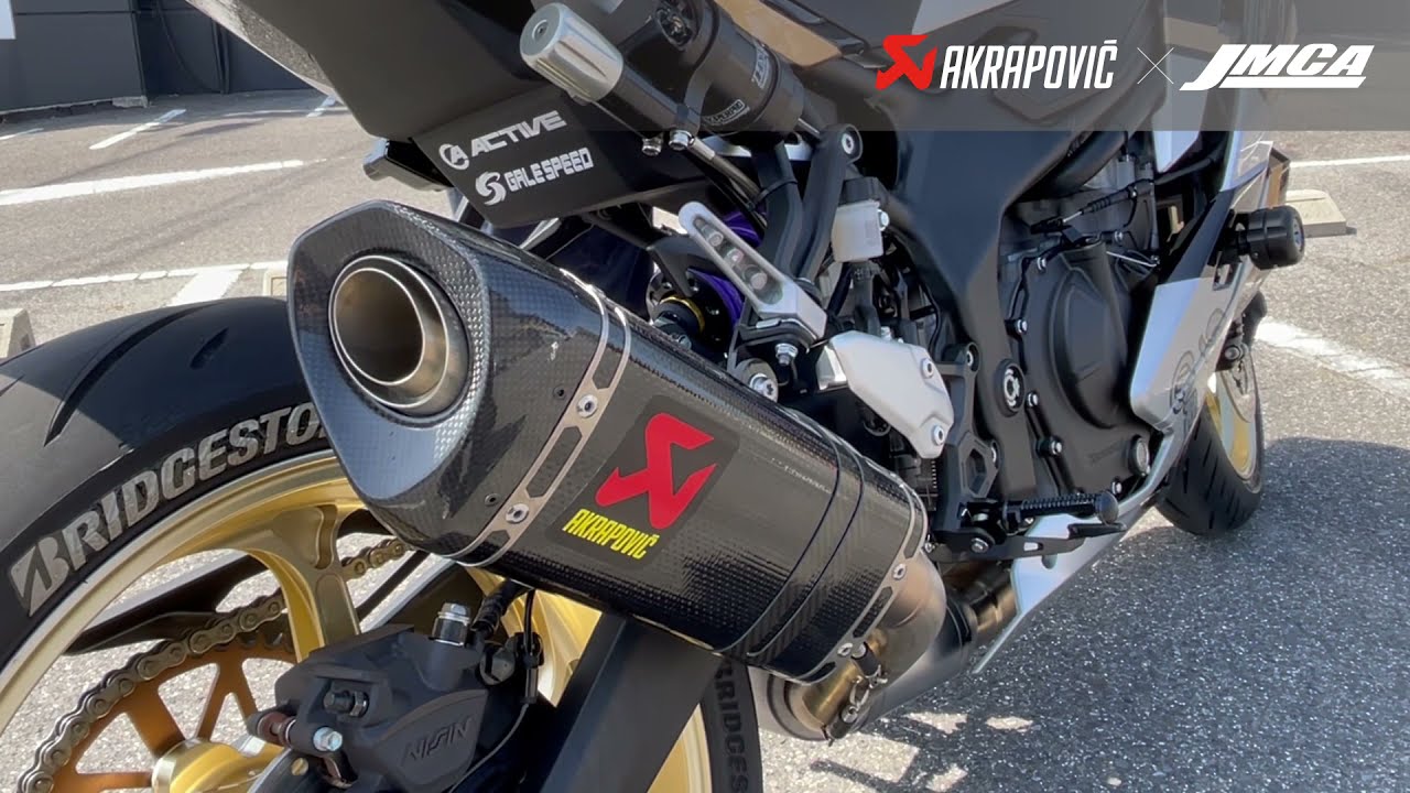 AKRAPOVIC] Ninja ZX-25Rマフラーサウンド - YouTube