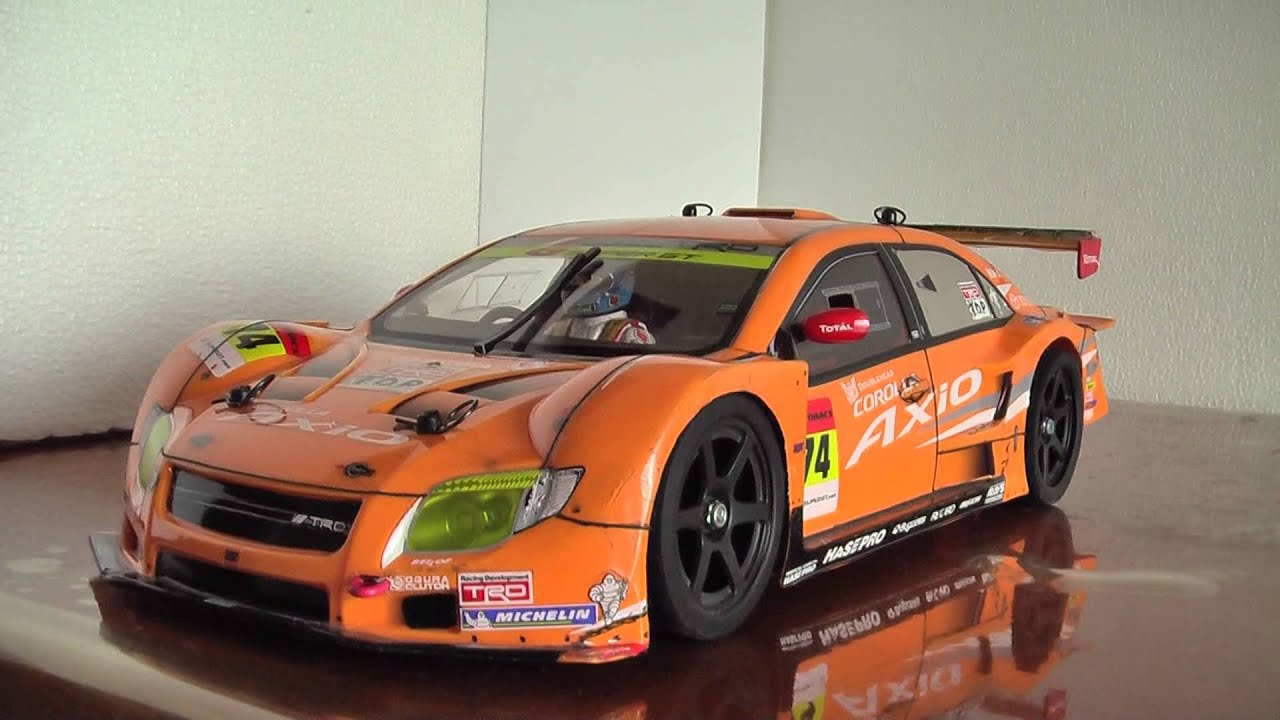TOYOTA COROLLA AXIO GT 1/10 RC TAMIYA - YouTube