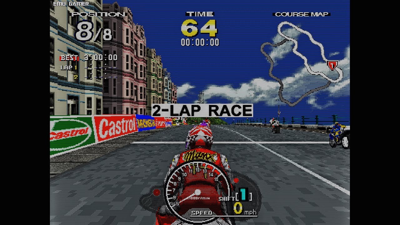 Sega Manx TT Superbike 1995 (model 2) - Gameplay (Mame 278) - YouTube