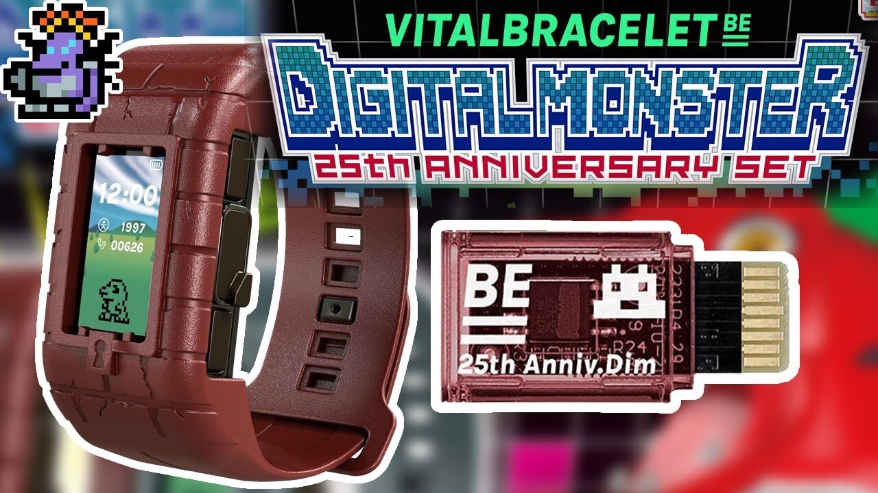Digimon Vital Bracelet BE - 25th Anniversary Set! Unboxing / First