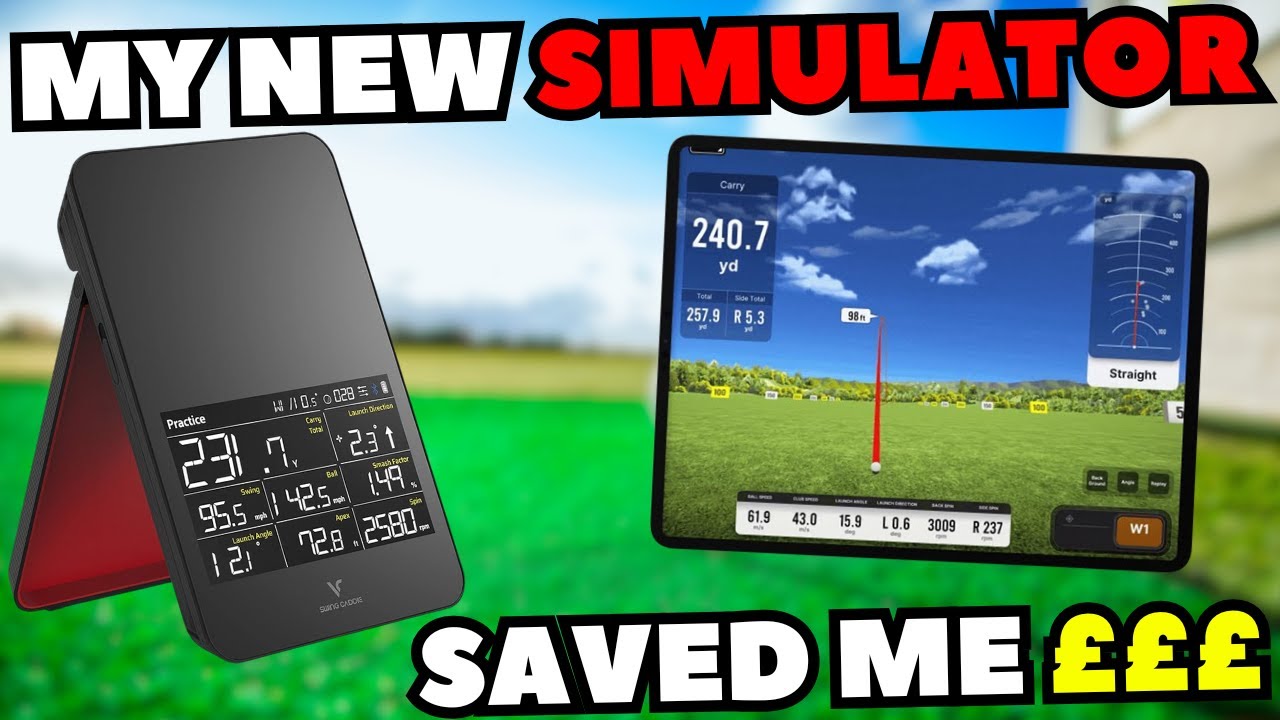 My New Swing Caddie SC4 PRO Golf Simulator + Launch Monitor is