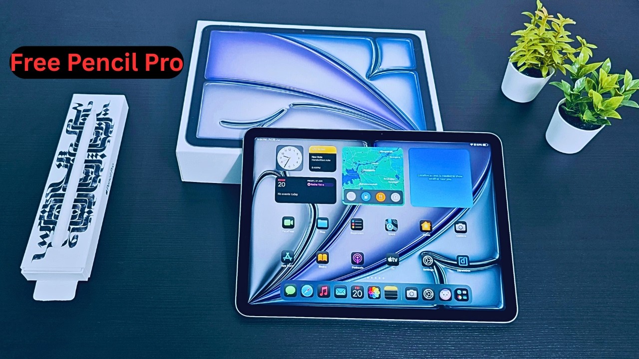 iPad Air M3 and Pencil Pro *Unboxing* - Apple Student Offer *back