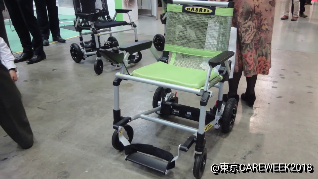 折りたたみ電動車いす「ラスレル」 - YouTube