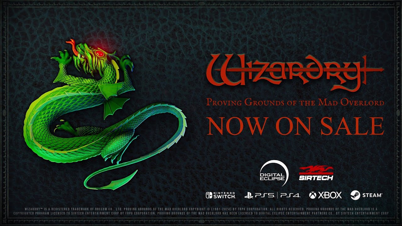 Wizardry: Proving Grounds of the Mad Overlord - ローンチ