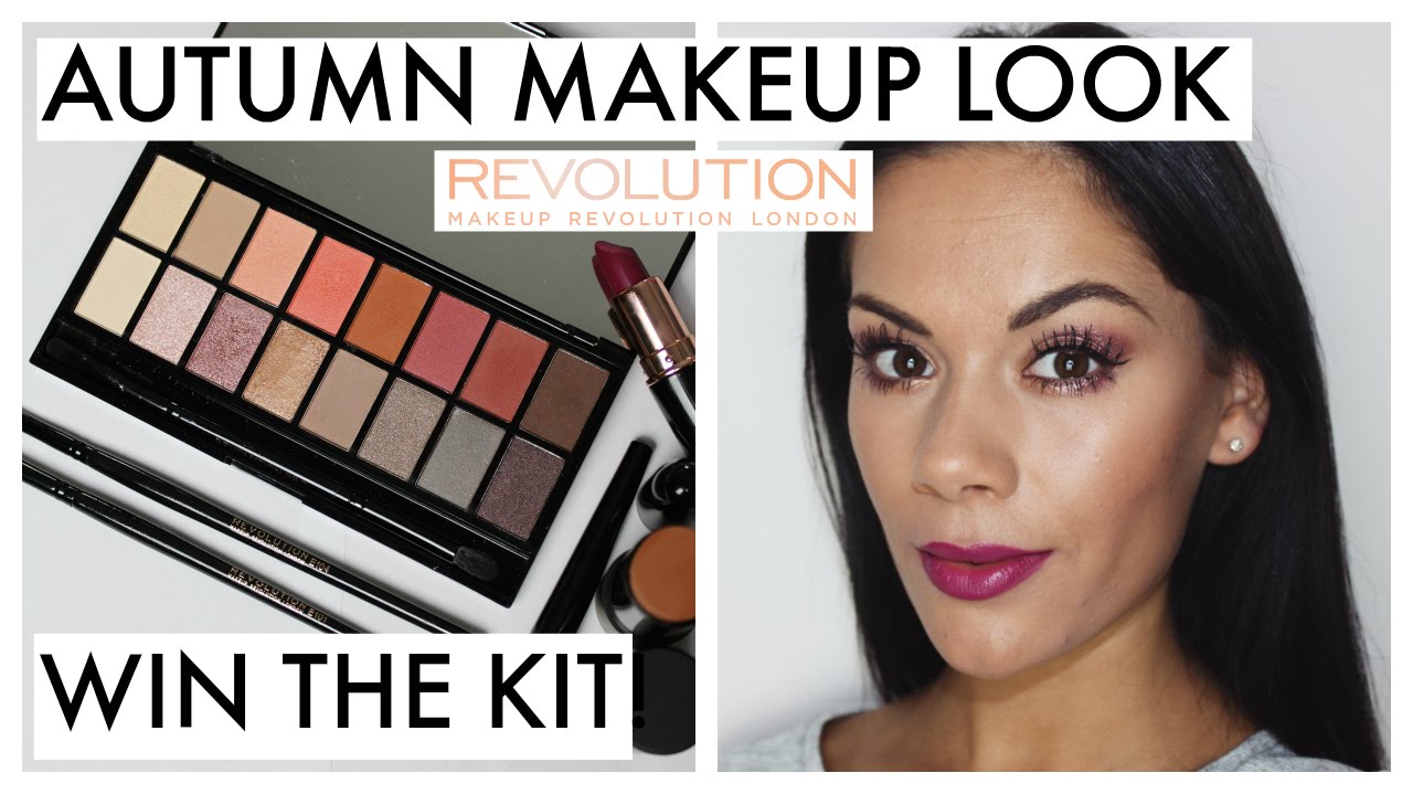 AUTUMN MAKEUP TUTORIAL - WIN THE KIT | Makeup Revolution - YouTube
