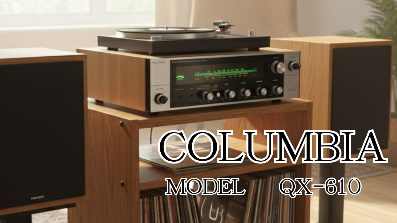 COLUMBIA QX-610】とてもレアなコロムビア4chヴィンテージレシーバー