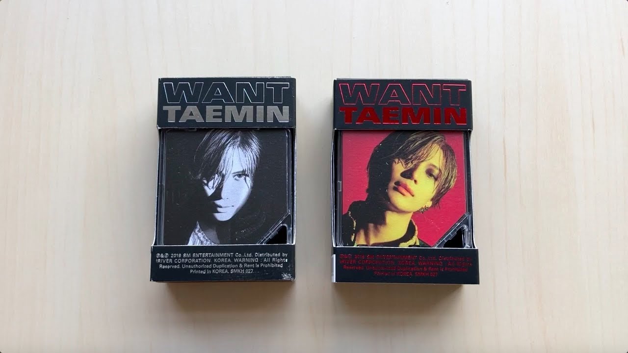 ♡Unboxing Taemin 태민 2nd Mini Album WANT 원트 Kihno Edition