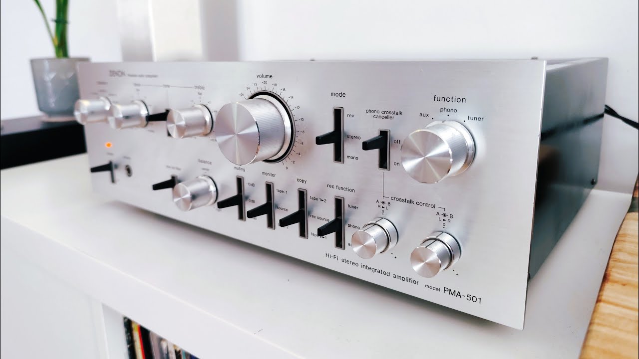 Denon PMA 501 Amplifier - YouTube