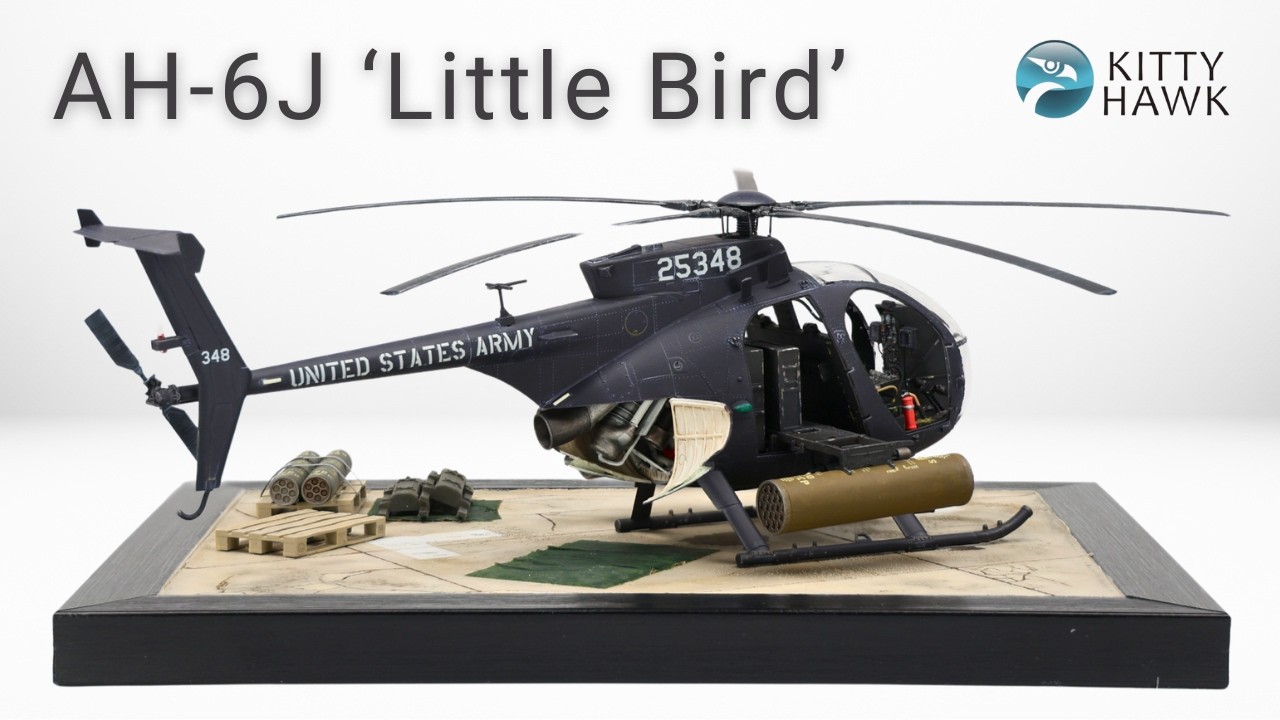 From Frustration to Finish – Building the AH-6J Little Bird