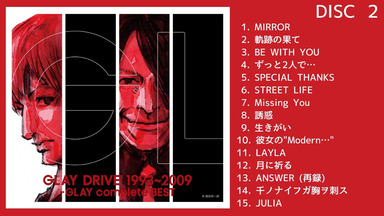 DRIVE 1993～2009 -GLAY complete BEST Disc2 - YouTube