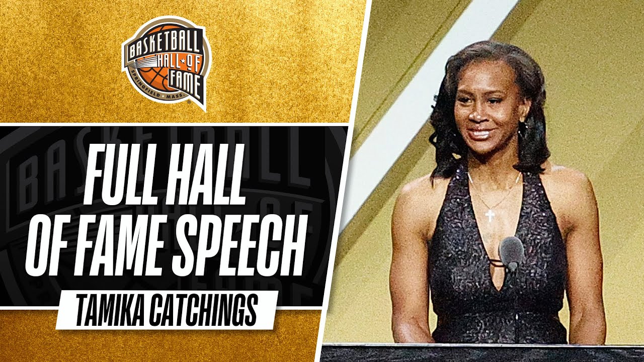 Tamika Catchings Full #20HoopsClass Hall Of Fame Speech - YouTube