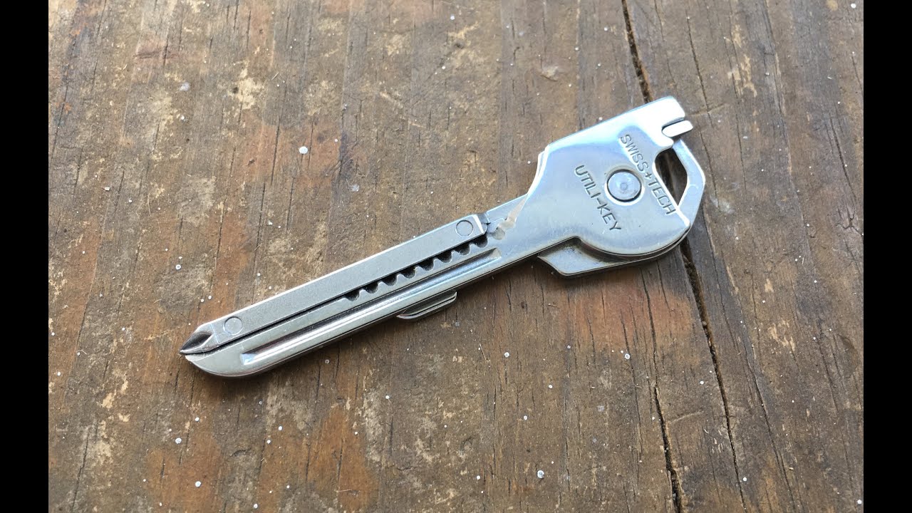 The SwissTech Utilikey Keychain Tool: A Quick Shabazz Review - YouTube