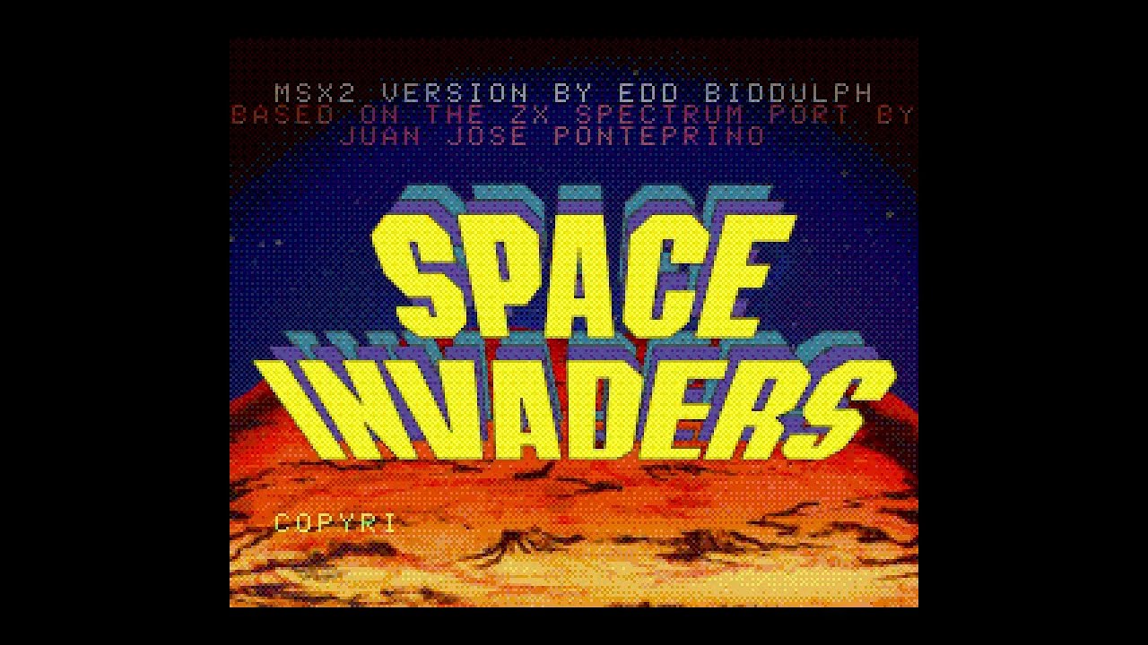 Space Invaders: MSX2 Edition - YouTube
