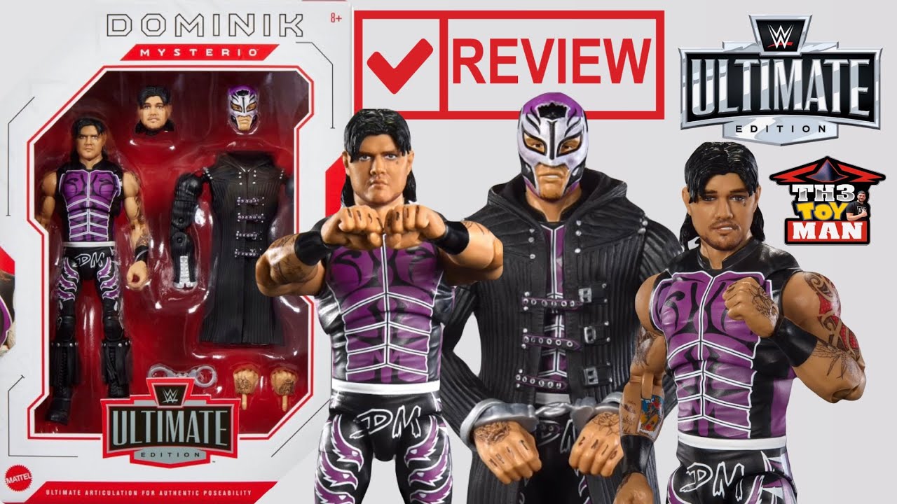 WWE ULTIMATE EDITION 23 DOMINIK MYSTERIO ACTION FIGURE REVIEW! WWE
