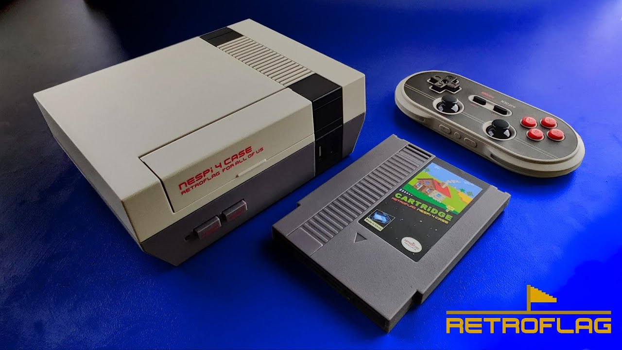 RetroFlag NESPI 4 Case - Raspberry Pi 4 NES Case With SSD