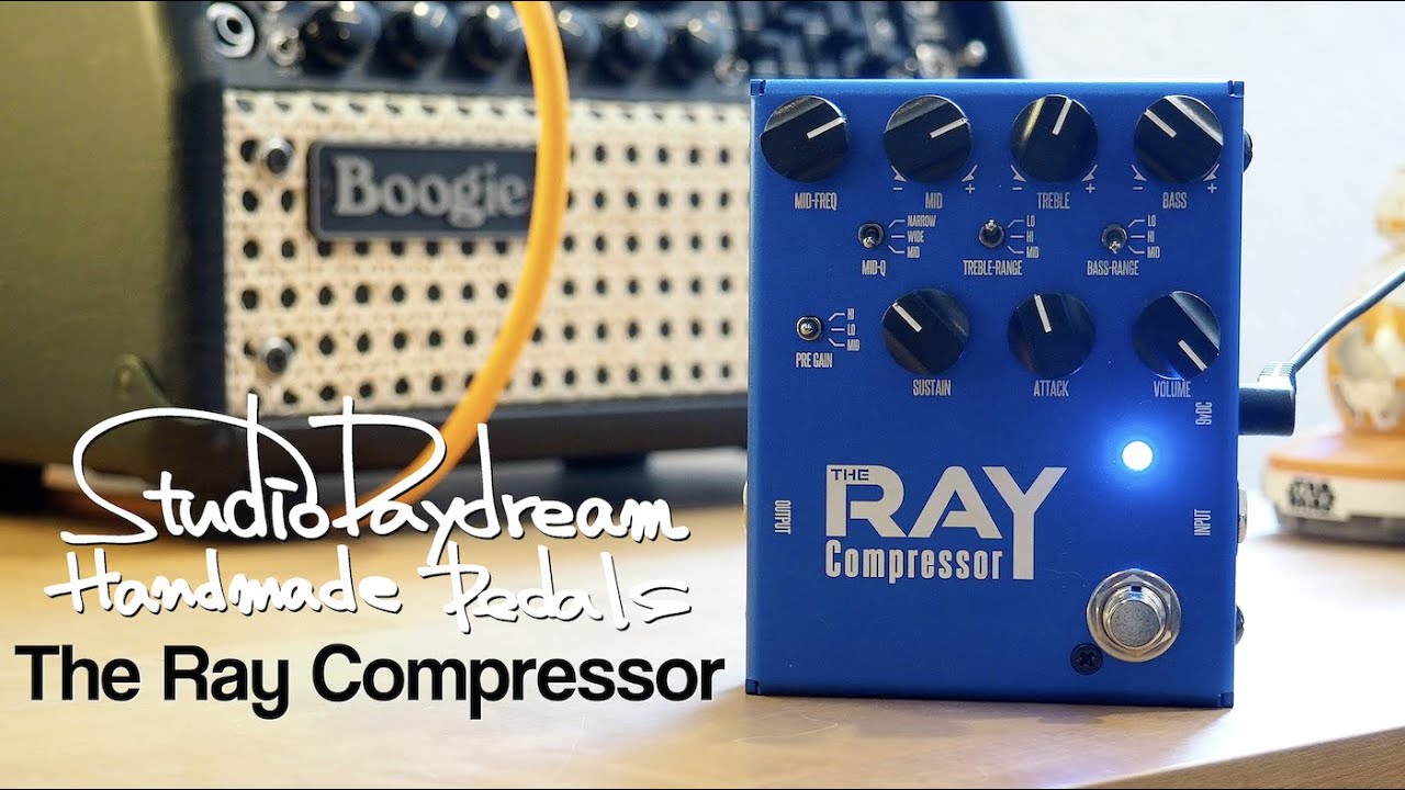 Studio Daydream Handmade Pedals The Ray Compressor V3.0 - YouTube