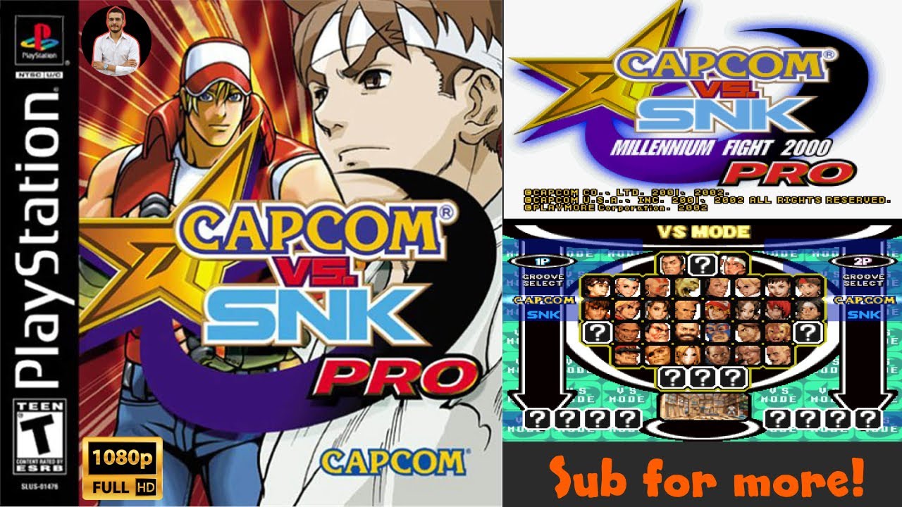 Capcom vs. SNK Pro – Multiplayer Versus Gameplay on PS1