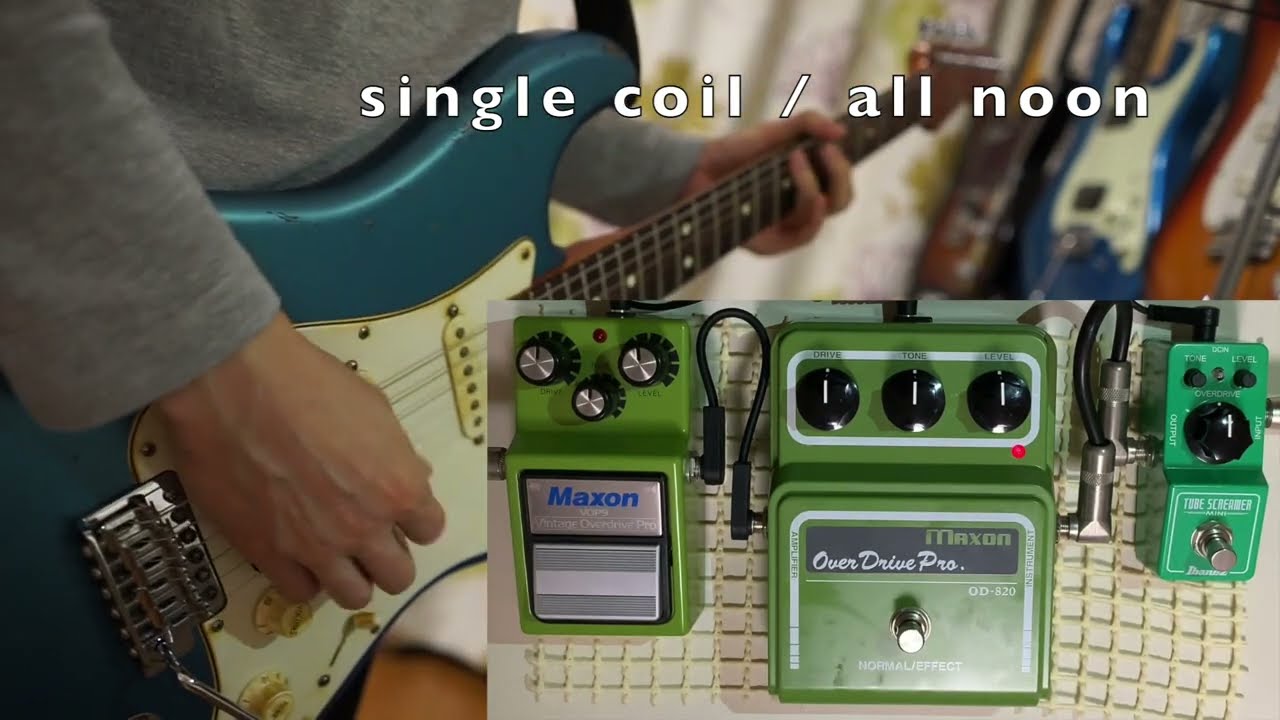 MAXON VOP9 OD820 Ibanez TUBE SCREAMER MINI - YouTube