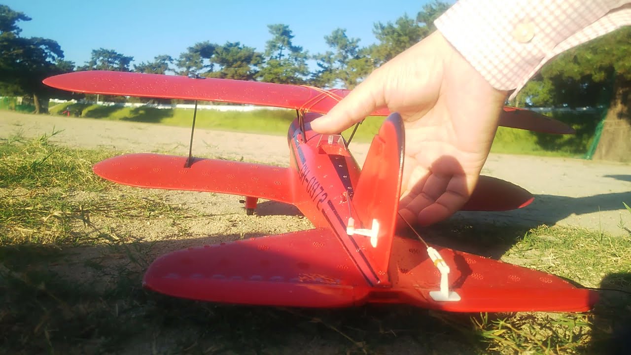 電動ラジコン飛行機 ステラノーヴァ号（離陸試験01）Electric radio