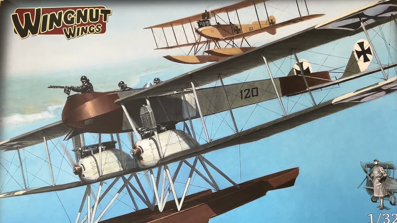Wingnut Wings, 1/32, Gotha UWD, Part 1, build introduction. - YouTube