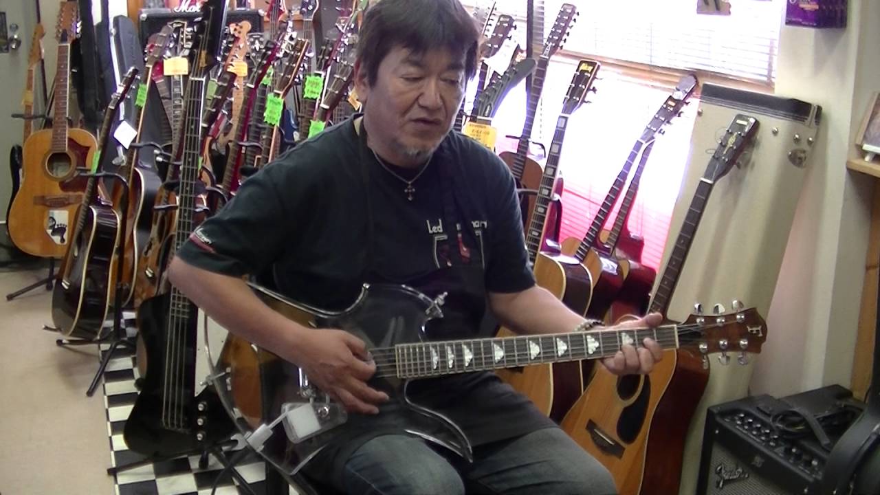 フェルナンデス MG-85C hideモデル クリスタル - YouTube