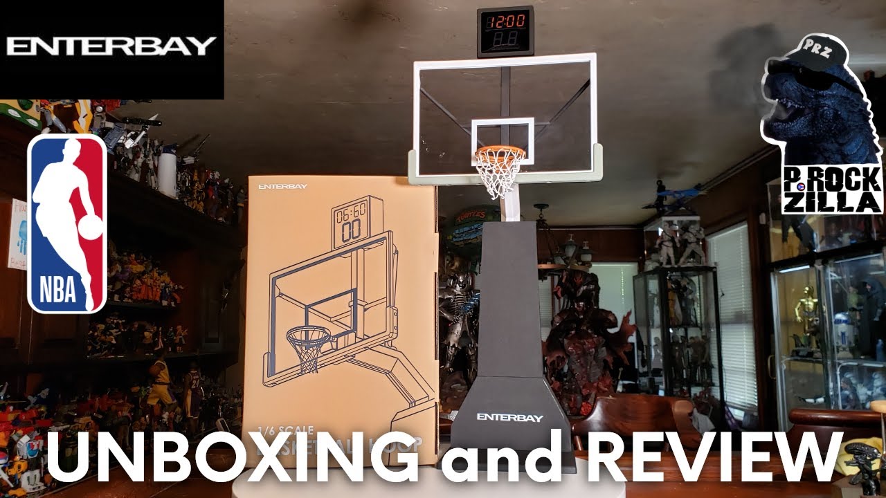 Enterbay 1/6 Scale Basketball Hoop With Shot Clock | Unboxing