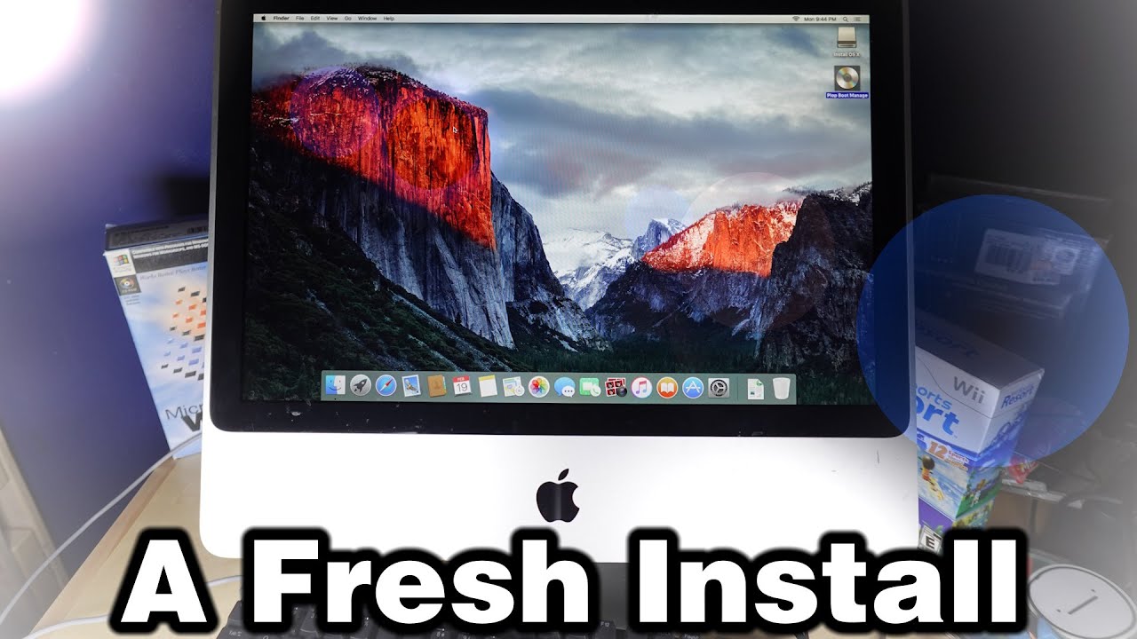Reinstalling MacOS on an iMac From 2009 - YouTube
