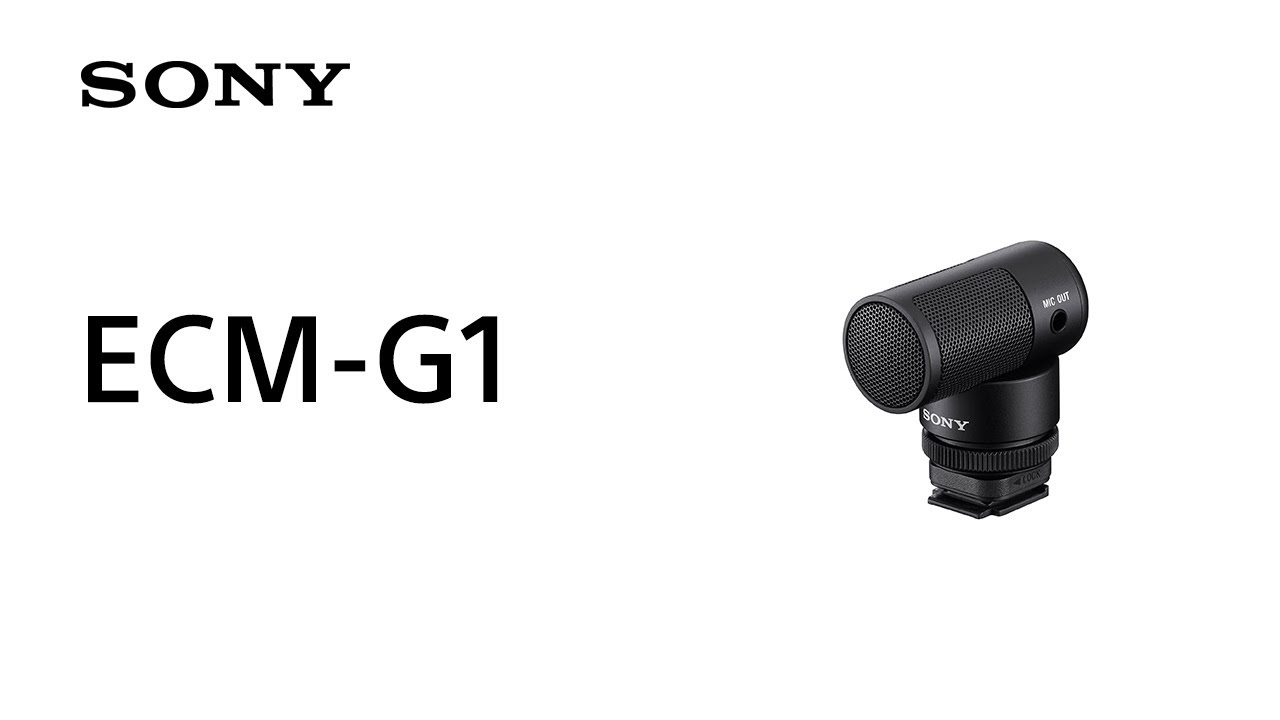 ソニーがコンパクトショットガンマイクロホン「ECM-G1」を発売 | CineD