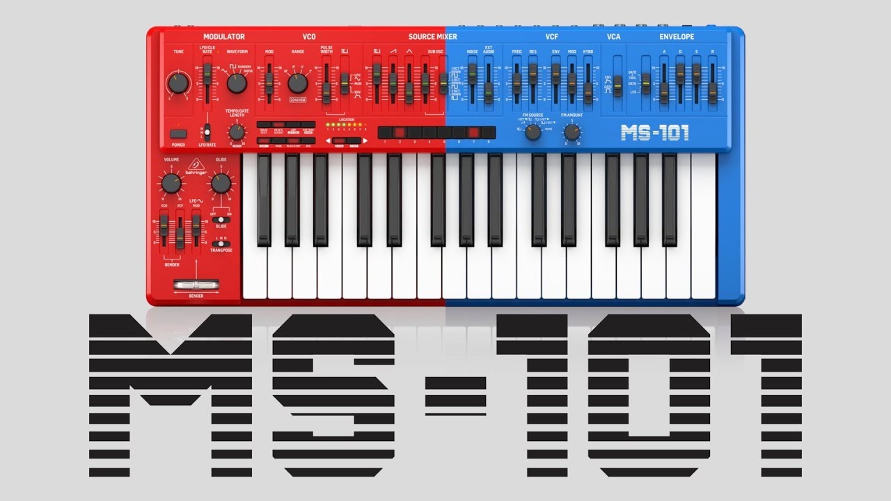 MS-1 アナログシンセサイザー 赤 MS-1 アナログシンセサイザー 赤