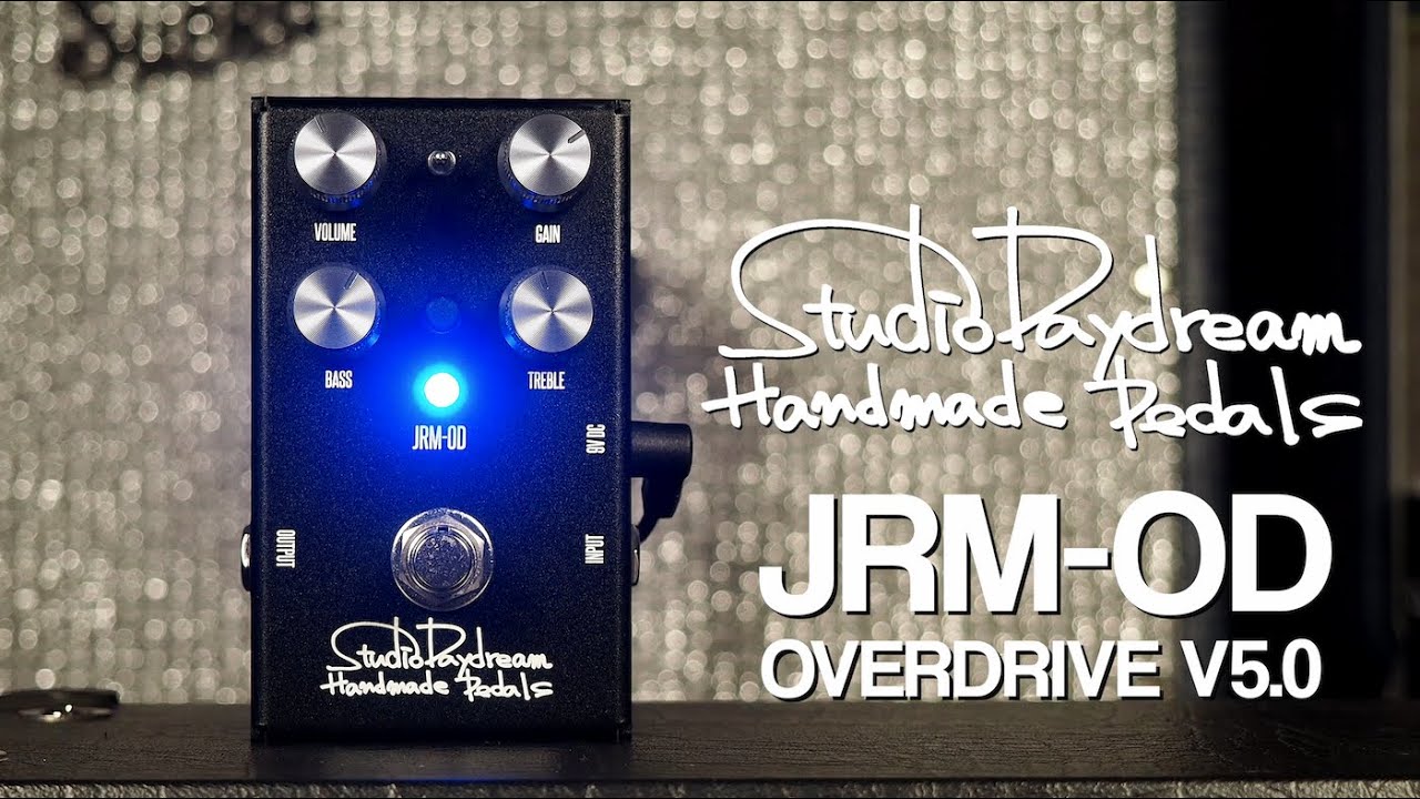 Studio Daydream Handmade Pedals JRM-OD Overdrive V5.0 - YouTube