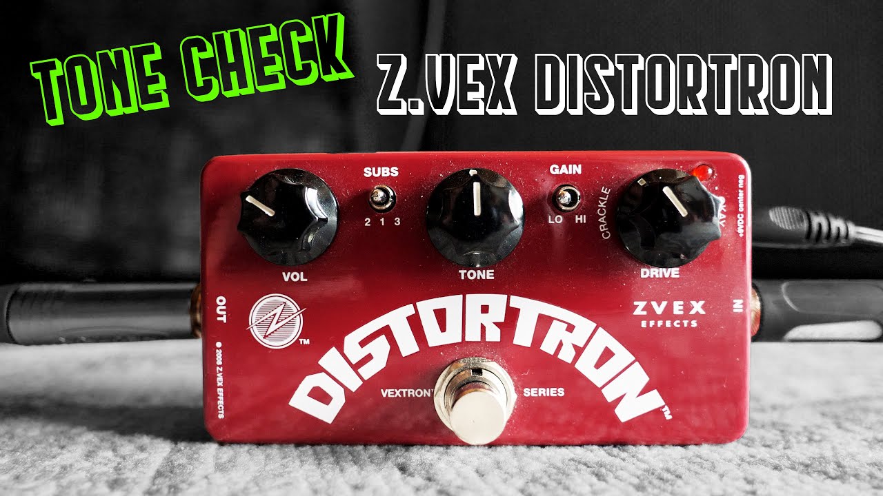 Z.Vex Distortron | Distortion Pedal | Demo | NO TALKING - YouTube