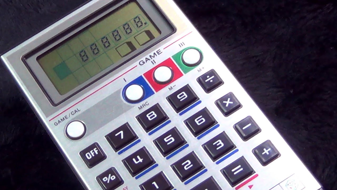 レトロ ゲーム電卓】 カシオ MG-888 計算機 シューティング 数字