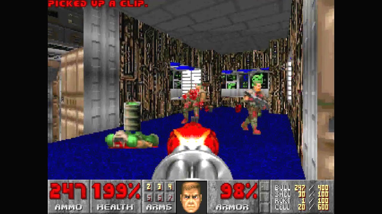 DOOM - [1993]  (MS-DOS/PC) Gameplay - YouTube