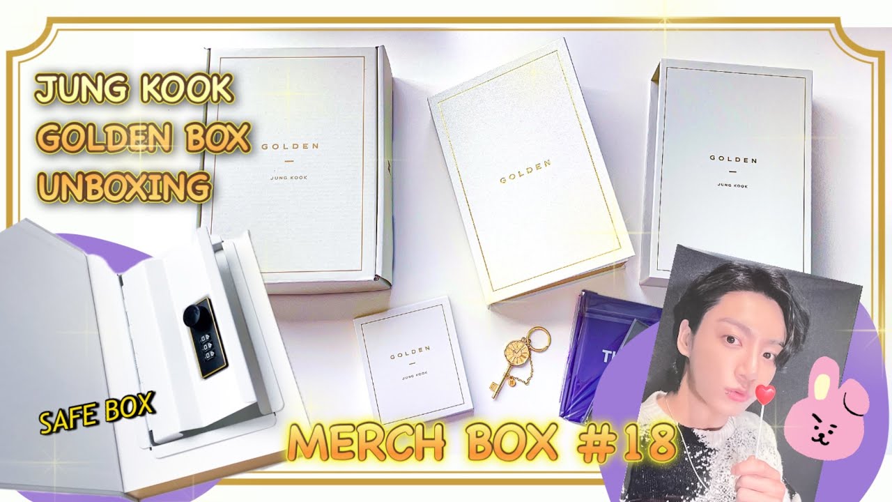 BTS UNBOXING】 MERCH BOX #18 JUNG KOOK GOLDEN GOODS 開封