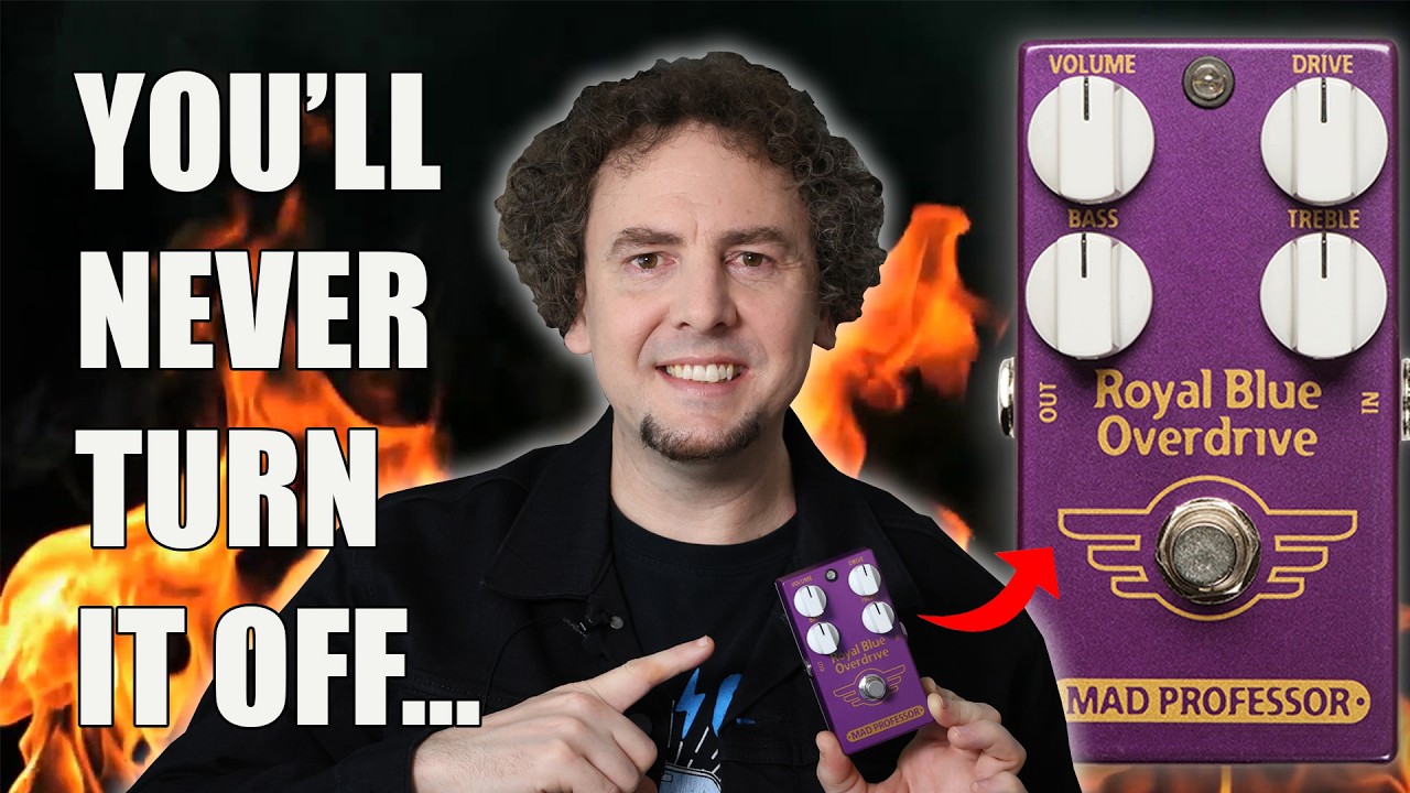 Royal Blue Overdrive Pedal | Mad Professor Amplification