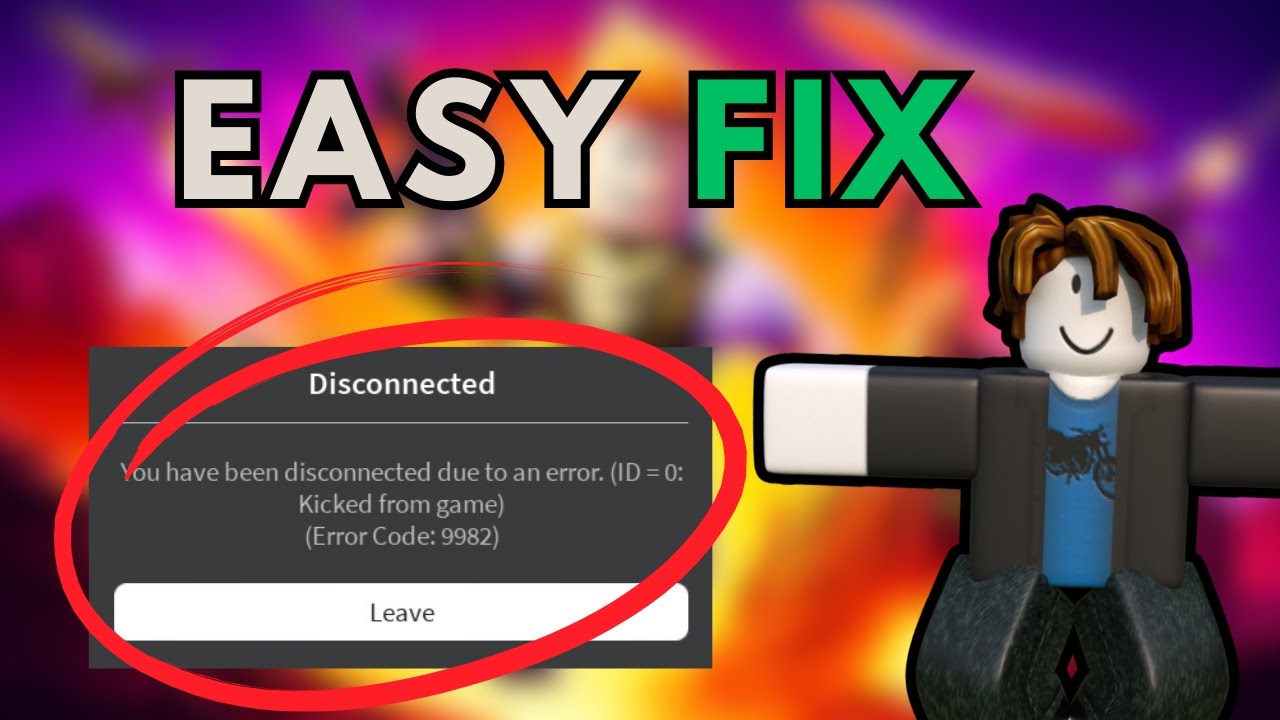 Error Code 9982 - Roblox - Fix on PC! (2025 Update!) - YouTube