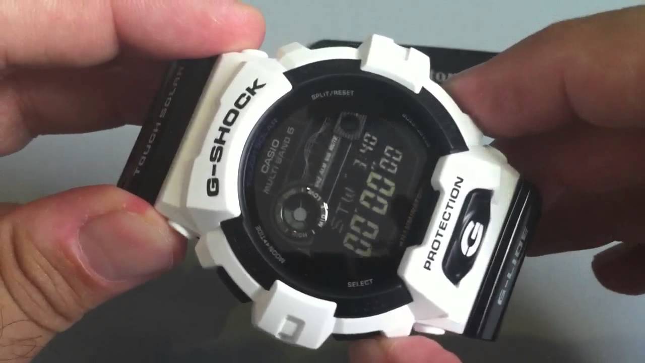 Casio G-Shock Tough Solar Atomic Watch GWX8900B-7 - YouTube