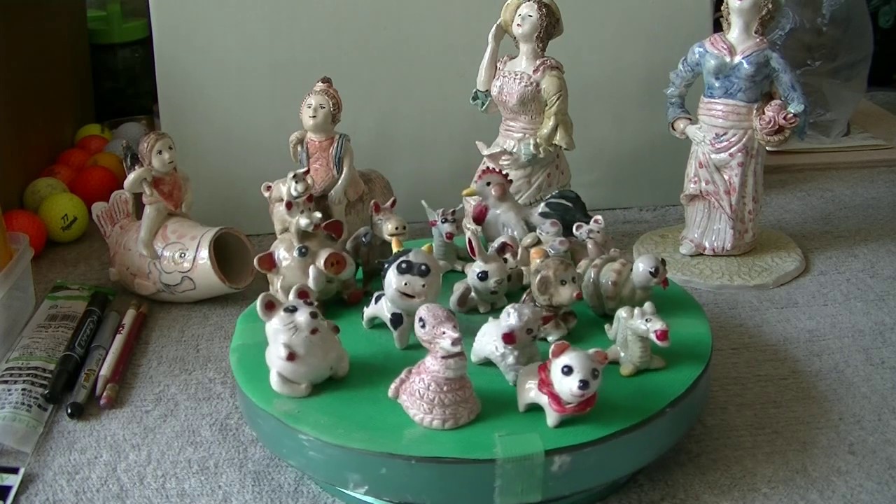 陶人形を作ろう Let's make a porcelain doll - YouTube