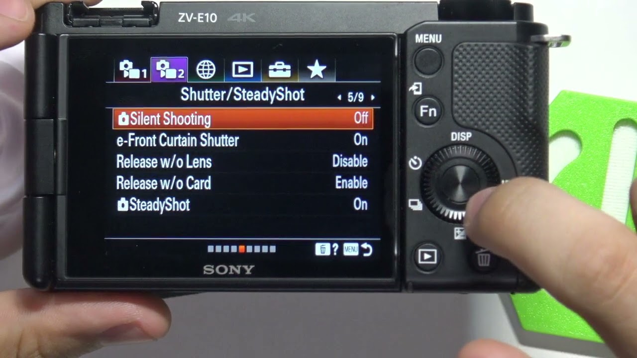 SONY ZV-E10 – How to Turn On or Off Zebra Display - YouTube
