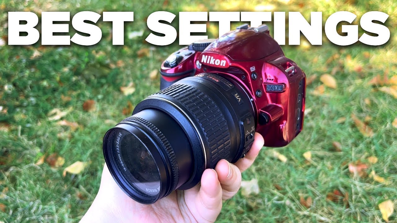 Nikon D3100: Best Settings in LESS THAN 2 Minutes! - YouTube