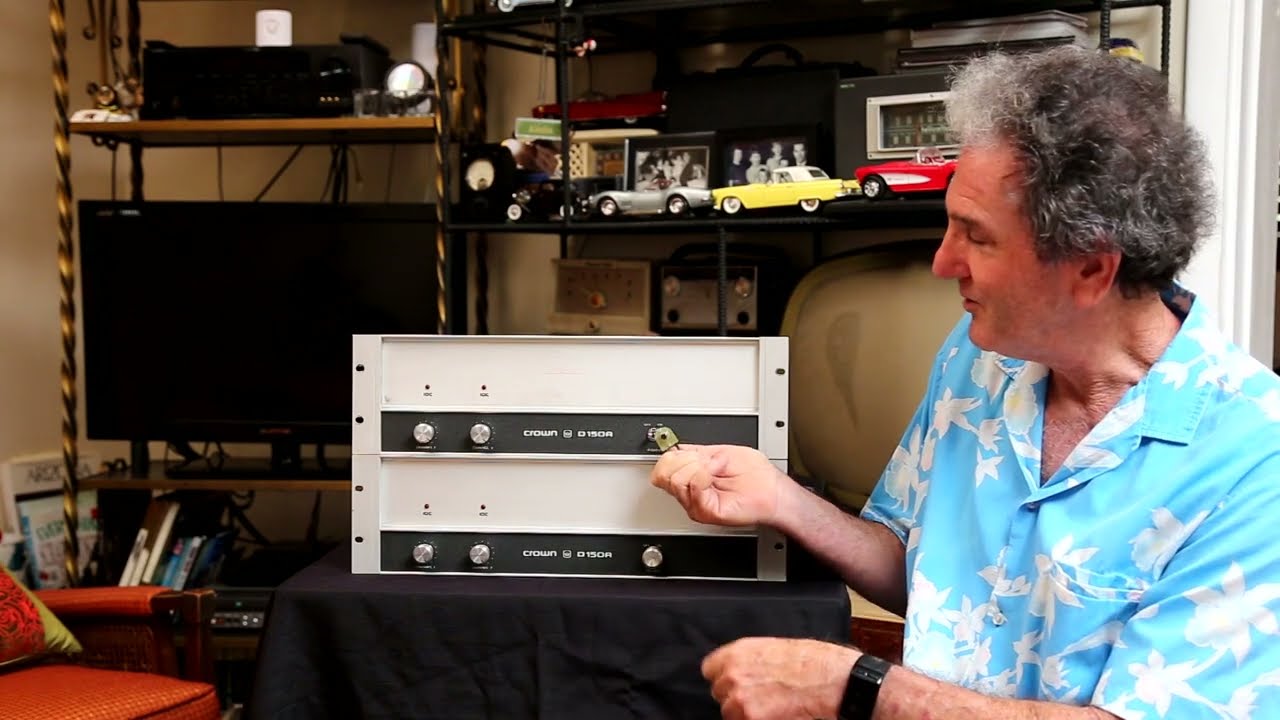 アンプ CROWN D-150Vintage Stereo PowerAmplifier アンプ CROWN D