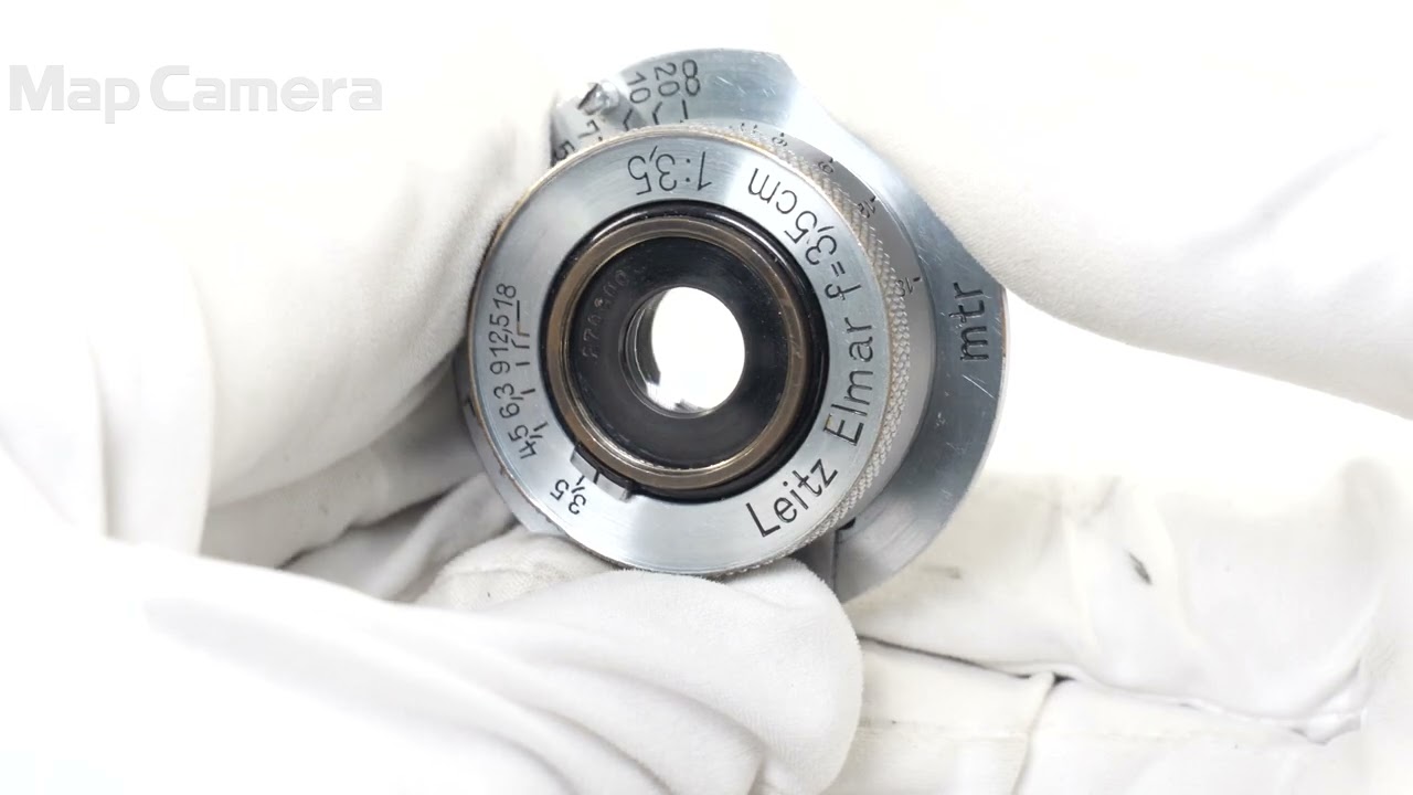 Leica (ライカ) エルマー L35mm F3.5 クローム 並品 - YouTube
