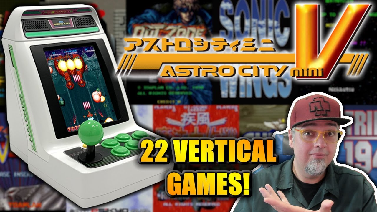 NEW SEGA Astro City Mini V Just Announced! 22 Vertical Arcade