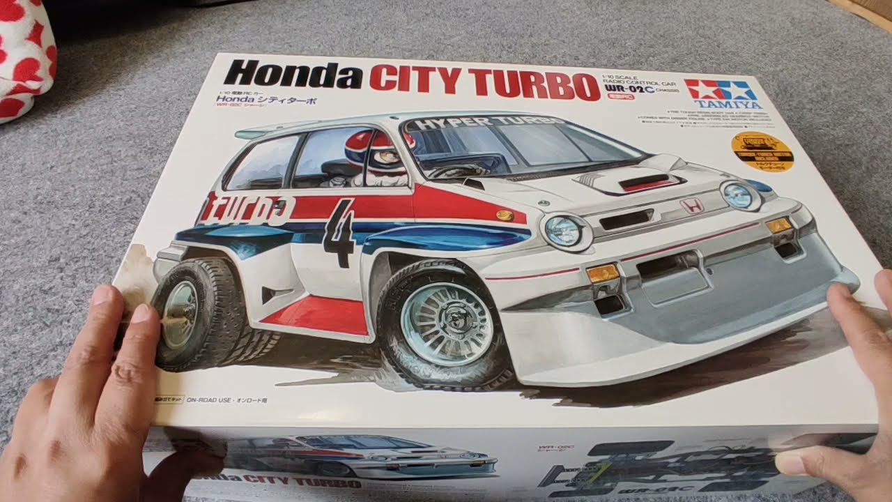 ラジコン】タミヤシティターボの中身WR-02C - YouTube