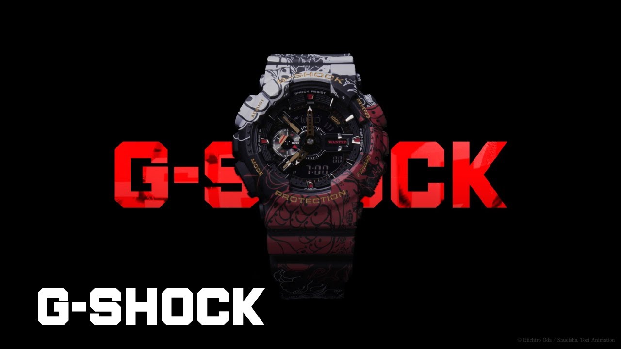 G-SHOCK×ONE PIECE Promotional Movie :CASIO G-SHOCK - YouTube