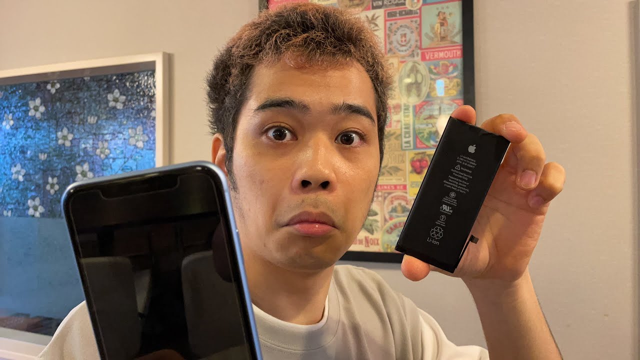 エラー無】iPhone XR バッテリー交換修理 - YouTube